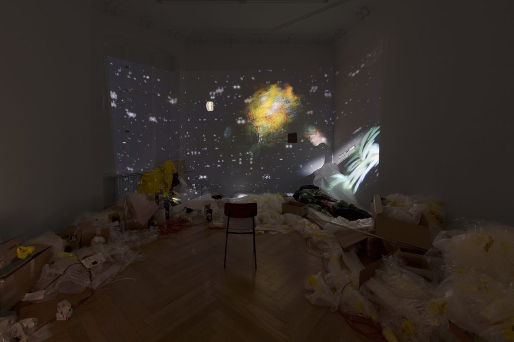 Trisha Baga, 'Oasis' (2016). Installation view. Courtesy Société, Berlin.