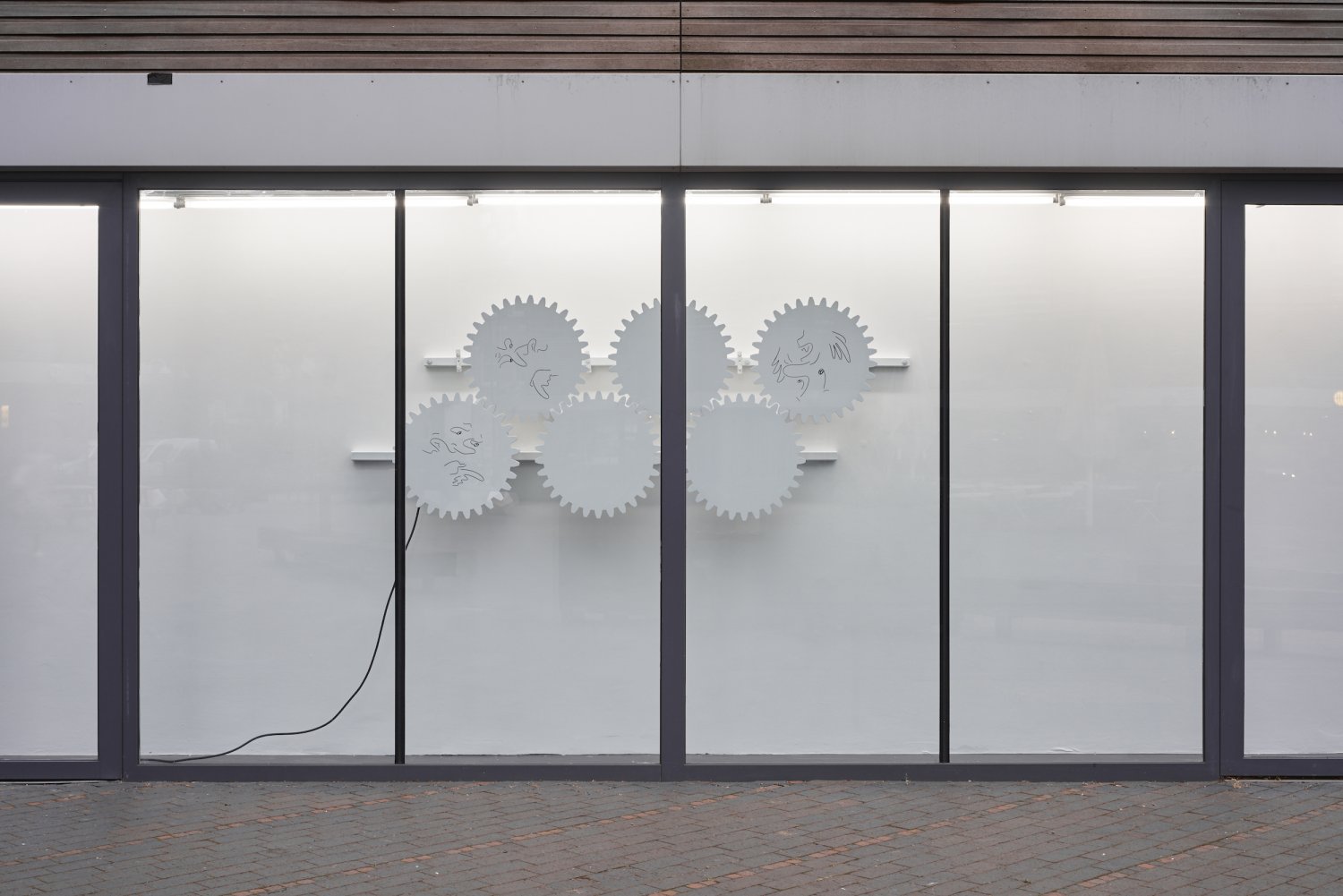 Sam Porritt, Grist To The Mill (2016). Installation view. Photo by Jonathan Bassett. Image Courtesy of VITRINE, London.