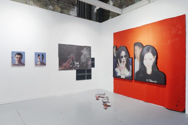 Naresh Kumar, Artie Vierkant and Darja Bajagić @ FIAC (2016). Installation view. Courtesy the artists + New Galerie